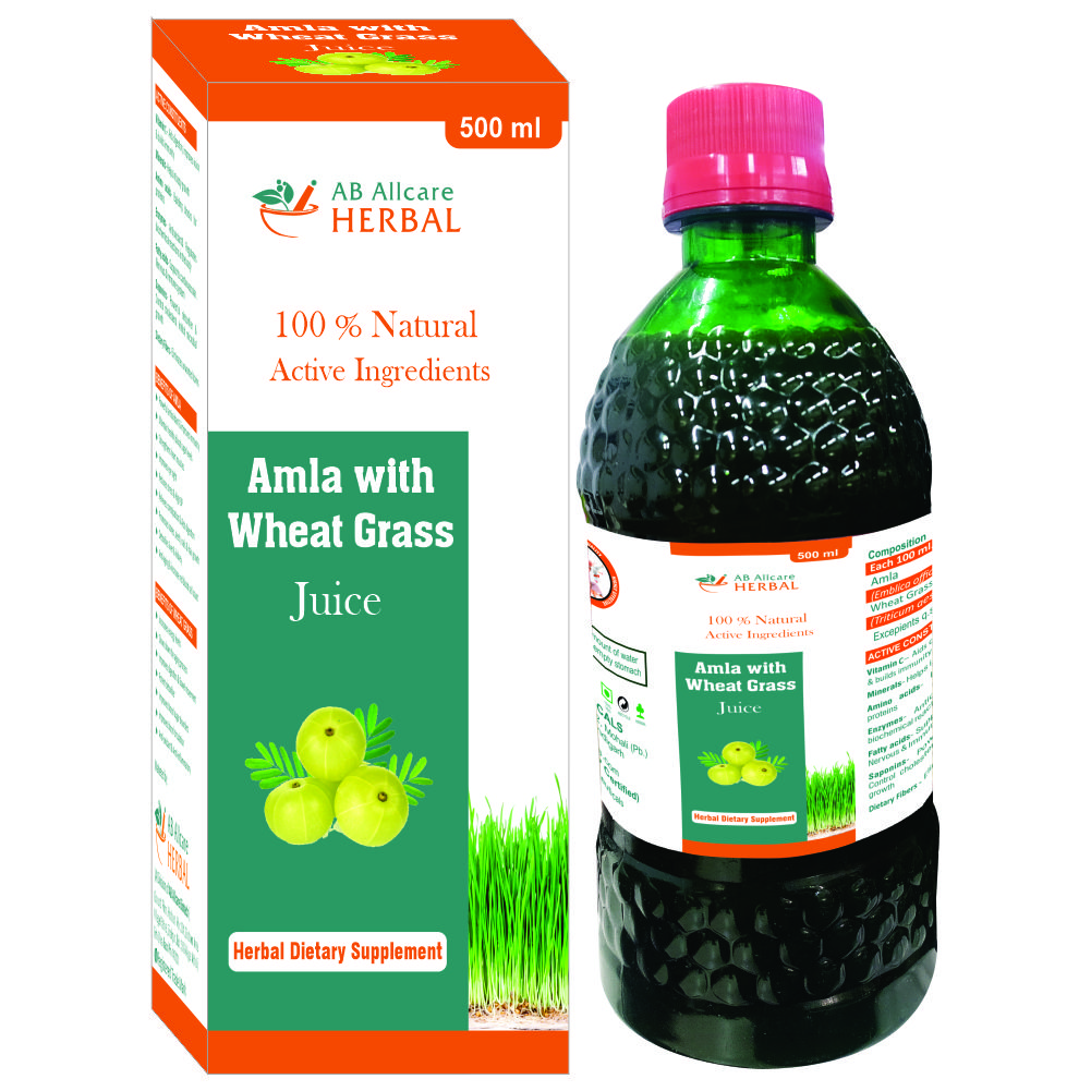 AMLA WITH WHEAT GRASS